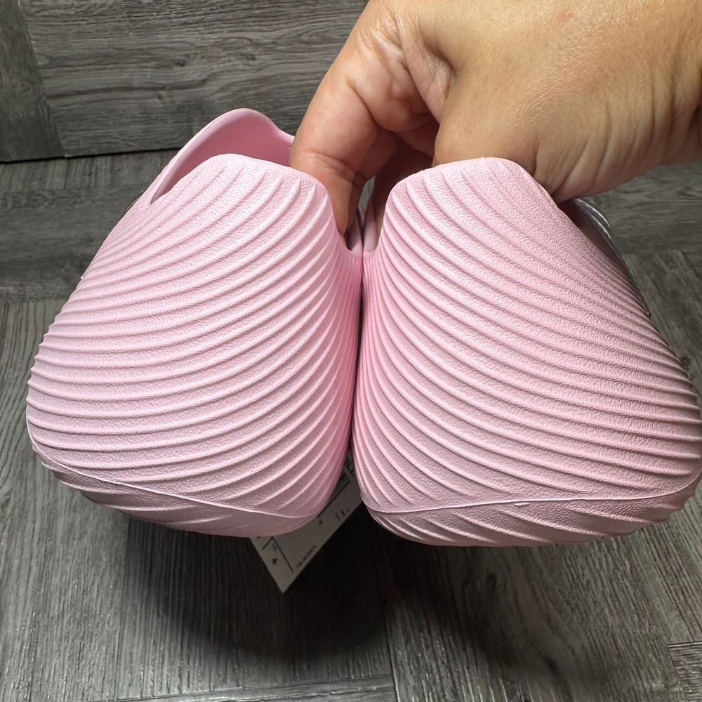 Adidas Purechill xJ Slip On Kids Size 3 Pink Silver Athletic Shoes NEW KJ8112 - Picture 6 of 9